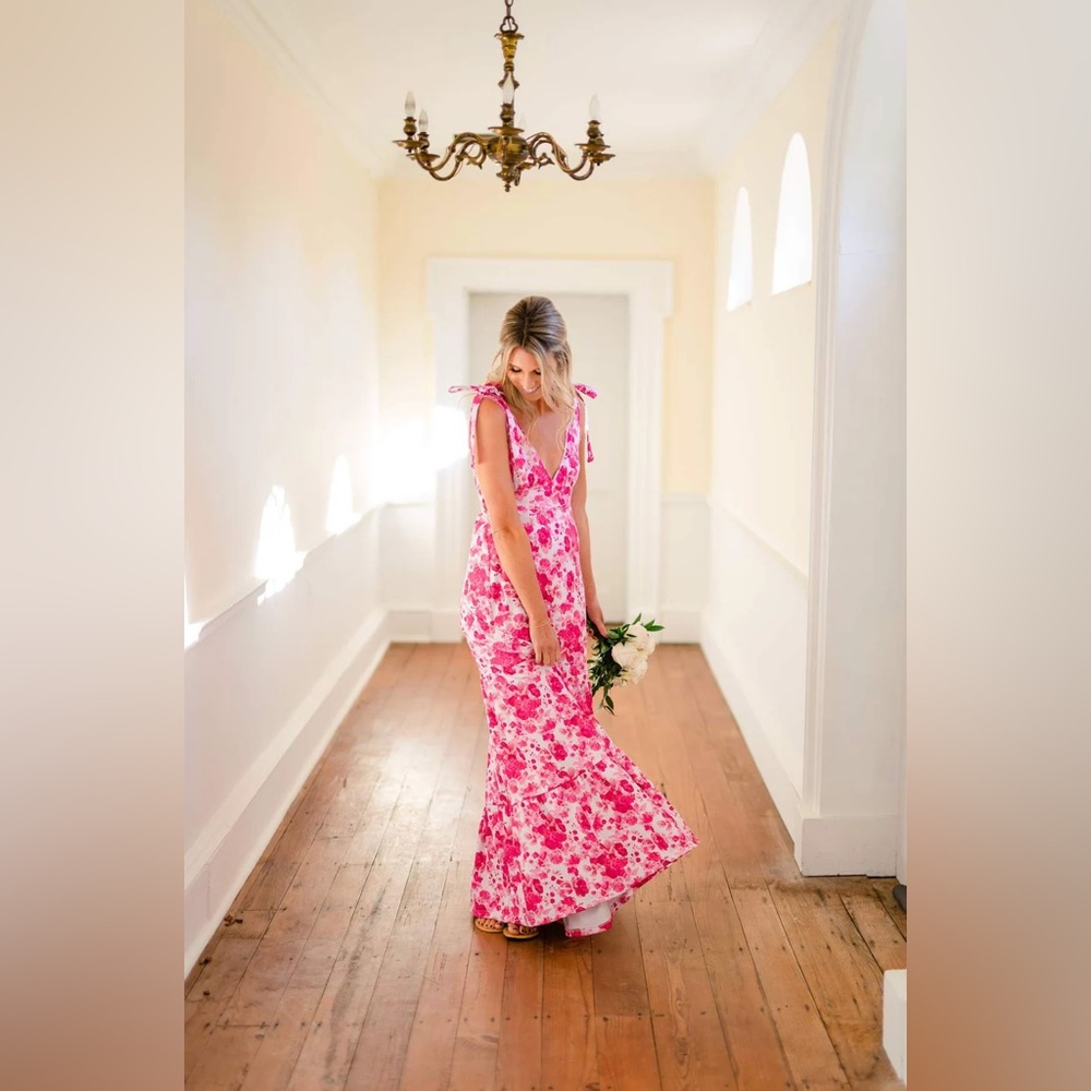 Smith & Quinn The Clementine Raspberry Chateau - Bridesmaid Dress - Picture 3 of 6